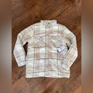 Cozy Plaid Sherpa Shacket | NWT | M